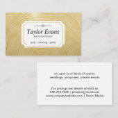 木目 名刺 (正面/裏面)