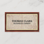 木目 |壁グランジ 名刺 (正面)