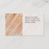 木目/技術 名刺 (裏面)