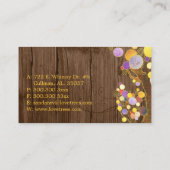 木目+木のヴィンテージ感じ 名刺 (裏面)