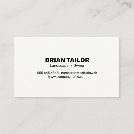 木目 | 花 | 樹木 名刺 (裏面)