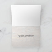 木目、風化木材のシート カード (内部)