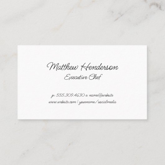 木目 |黒い金ゴールド大理石 |ルクス 名刺 (裏面)