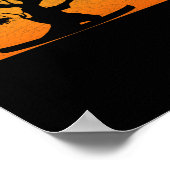 木禅日本の仏蘭日没ぼんさい ポスター (角)