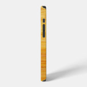木竹の背景テクスチャ iPhoneケース (左側面)