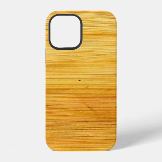 木竹の背景テクスチャ iPhoneケース (裏面)