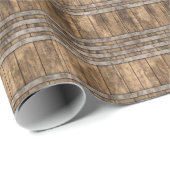 木箱と樽材 ラッピングペーパー (ロールコーナー)