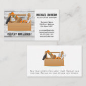 木箱の固定具 名刺 (正面/裏面)