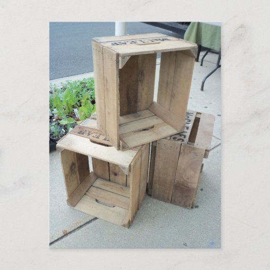 木箱 ポストカード (正面)