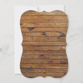 木粉カボチ素朴ャの男の赤ちゃんシャワー招待 招待状 (裏面)