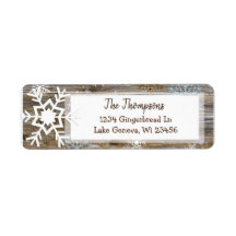 木素朴とクリスマスの雪片の住所