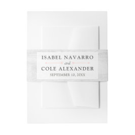 木素朴とボホアローズの名結婚前 招待状ベリーバンド