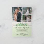 木素朴とユーカリの結婚ありがとう4-Photo カード (内部)