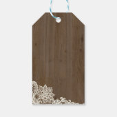 木素朴とレースのギフトラベル ギフトタグ (裏面)