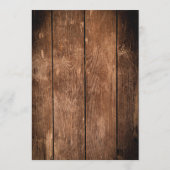 木素朴とレースの国の結婚式 メニュー (裏面)