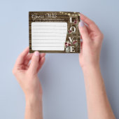 木素朴と光は誰がゲームを推測 チラシ (手)