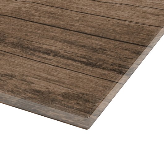 木素朴と大理石のファミリ名モノグラムの カッティングボード (角)