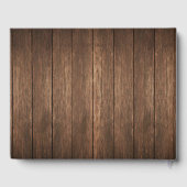 木素朴と彫刻ハートゲストブック ゲストブック (裏面)