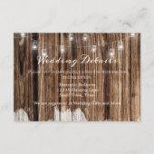 木素朴と提灯 エンクロージャーカード (正面)