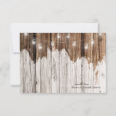 木素朴と提灯 サンキューカード (裏面)