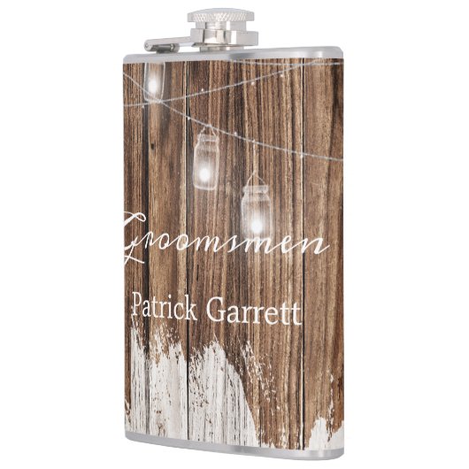 木素朴と提灯 フラスク (左)