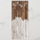 木素朴と提灯 メニュー (裏面)