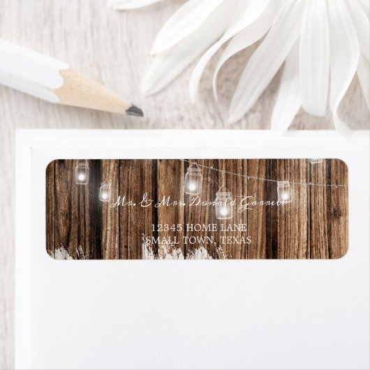 木素朴と提灯 ラベル (インサイチュ)