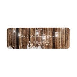 木素朴と提灯 ラベル