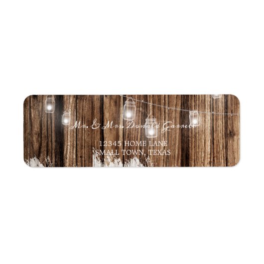 木素朴と提灯 ラベル (正面)