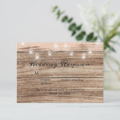 木素朴と提灯 出欠カード (スタンド正面)