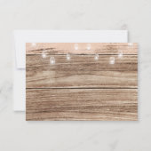 木素朴と提灯 出欠カード (裏面)