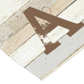 木素朴と文字 ショートテーブルランナー (コーナー)