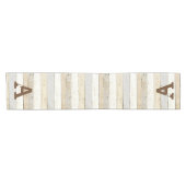 木素朴と文字 ショートテーブルランナー (横)