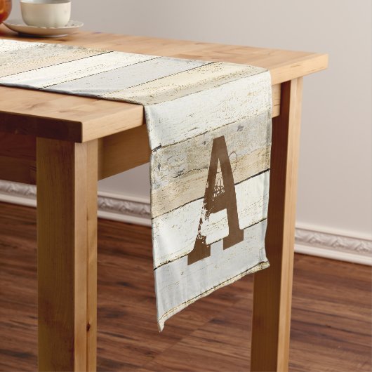 木素朴と文字 ショートテーブルランナー (インサイチュ)