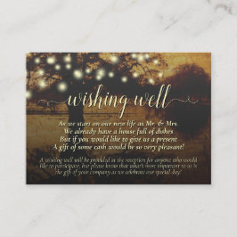 木素朴と灯結婚の願い エンクロージャーカード