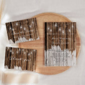 木素朴と灯結婚灯 招待状