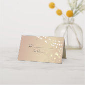 木素朴と糸のラ結婚イト プレイスカード (正面)