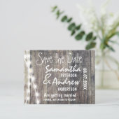 木素朴と糸の灯が日付を保存する 案内ポストカード (スタンド正面)