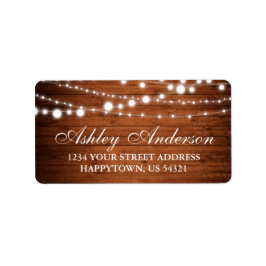 木素朴と糸の灯 ラベル