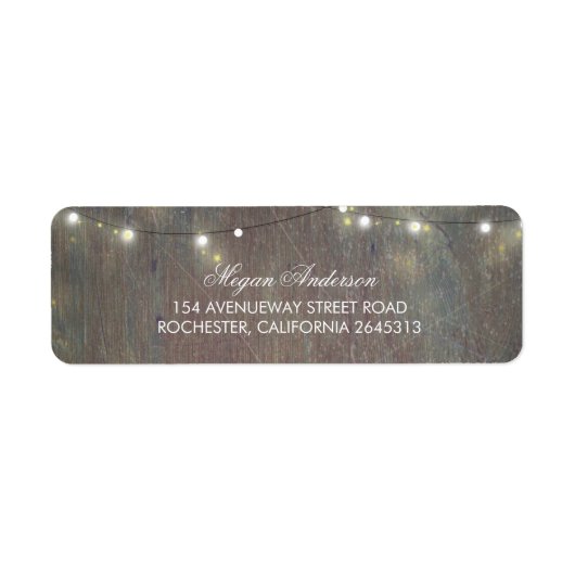 木素朴と糸の灯 ラベル (正面)