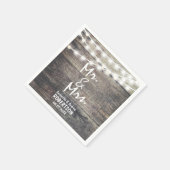 木素朴と糸の結婚光 スタンダードカクテルナプキン (角)