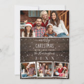 木素朴と雪 |休日4フォトカード シーズンカード (正面)