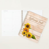 木素朴にヒマワリ プランナー手帳 (ディスプレー)