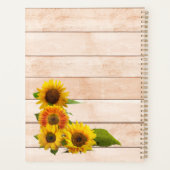 木素朴にヒマワリ プランナー手帳 (裏面)