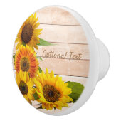 木素朴のひまわり セラミックノブ (右)