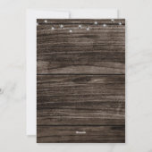 木素朴のアーチスタイリッシュクリスマス写真 シーズンカード (裏面)