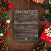 木素朴のアーチスタイリッシュクリスマス写真 シーズンカード