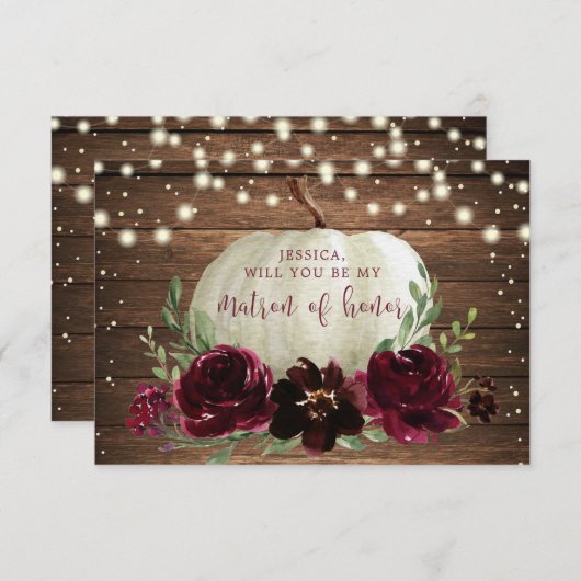 木素朴のカボチャが私の名誉の宝になる サンキューカード (正面/裏面)