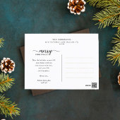 木素朴のクリスマスツリーアーチ写真コラージュ シーズンポストカード