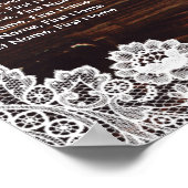 木素朴のヒマワリ結婚の座席表12 ポスター (角)